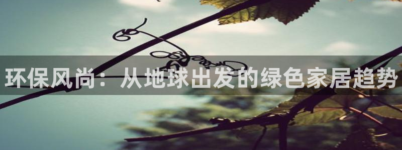 杏耀代理登录中心怎么进：环保风尚：从地球出发的绿色家居趋势