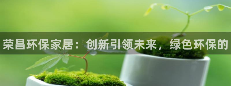 杏耀官网app：荣昌环保家居：创新引领未来，绿色环保的